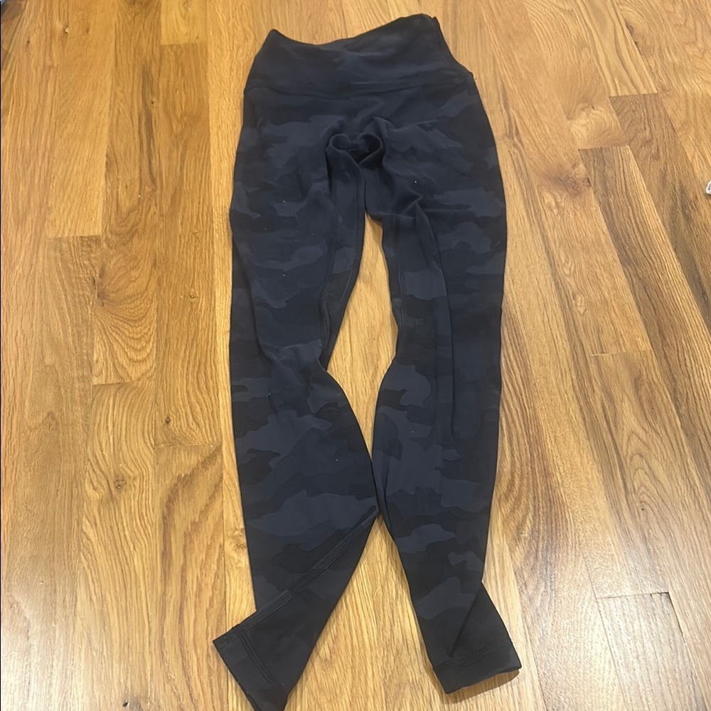 Black Camouflage lululemon Leggings